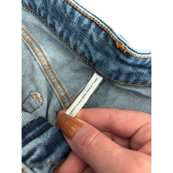 RAG & BONE CASEY HIGH-RISE ANKLE FLARE JEANS SIZE 30 - Picture 5 of 9